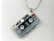 cassette necklace